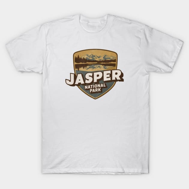 Vintage Jasper National Park T-Shirt by Perspektiva